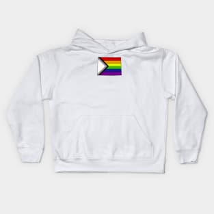 Progress pride flag - Wyoming Kids Hoodie